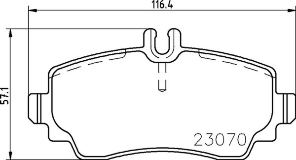Brembo Bremsbelagsatz Scheibenbremse Prime P 50 047 FüR Mercedes 414 Vaneo 700-image