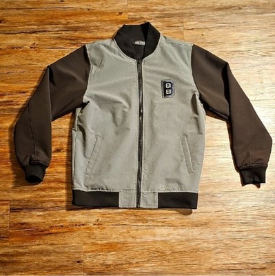 Mens Kam Fung Baseball Varsity Bomber Jacket Large