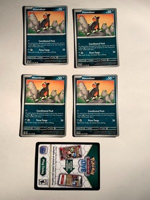 HOUNDOUR 131/197 Pokemon Scarlet & Violet OBSIDIAN FLAMES + Code Card NM