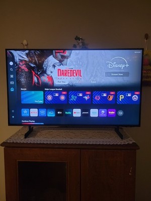 Samsung LED Smart TV Black with Remote, Netflix, Prime Video, Disney+, Hulu