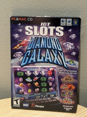 IGT SLOTS: DIAMOND GALAXY PC CD-ROM GAME FOR WIN XP/7/MAC OS X, 3 & 5-REEL