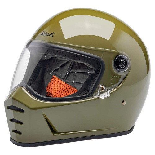 Lane Splitter ECE R22.06 Helmet - Gloss Olive Green - Foto 3 di 27