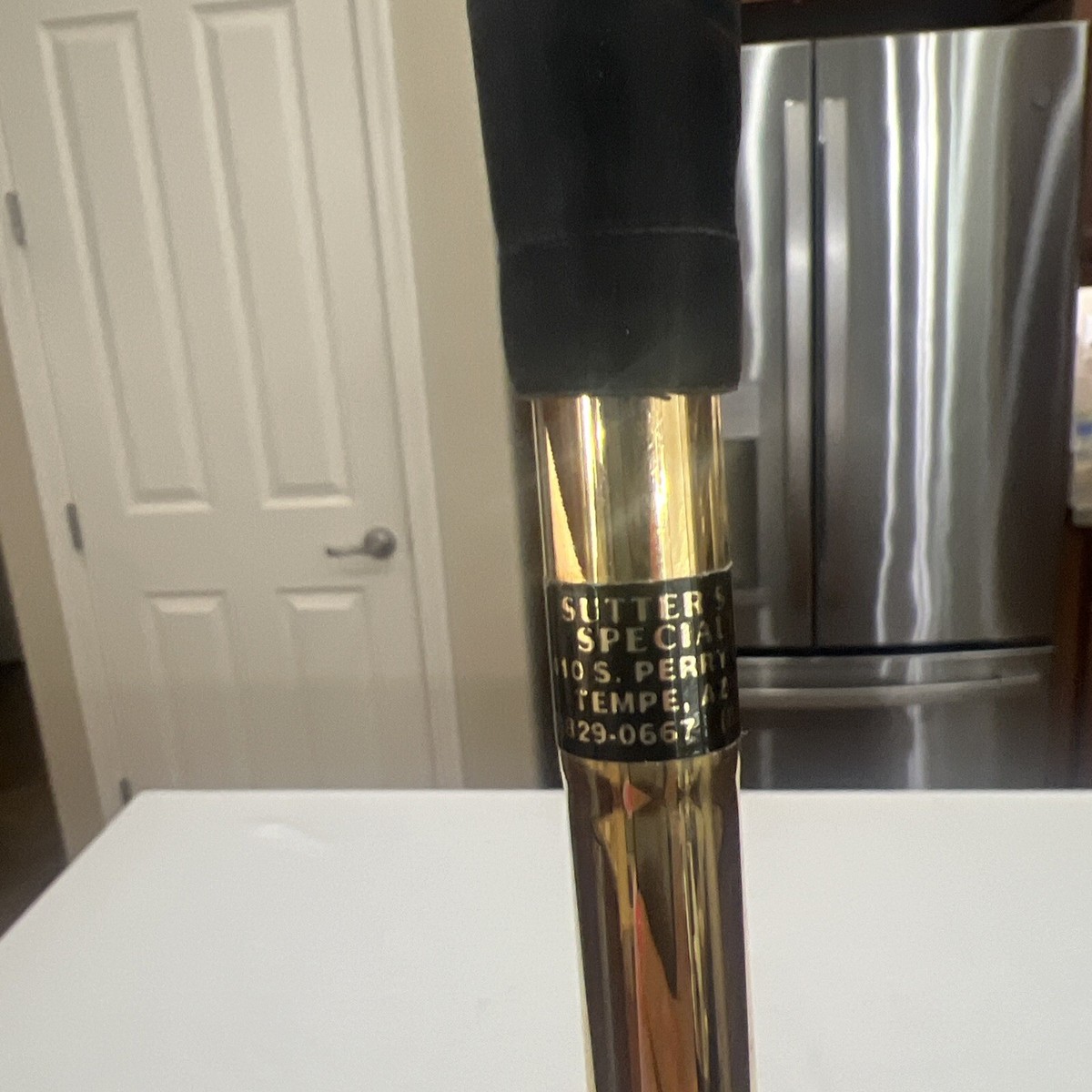 Sutters Mill Gold Promotional Putter Wood Shaft 35 inches Leather