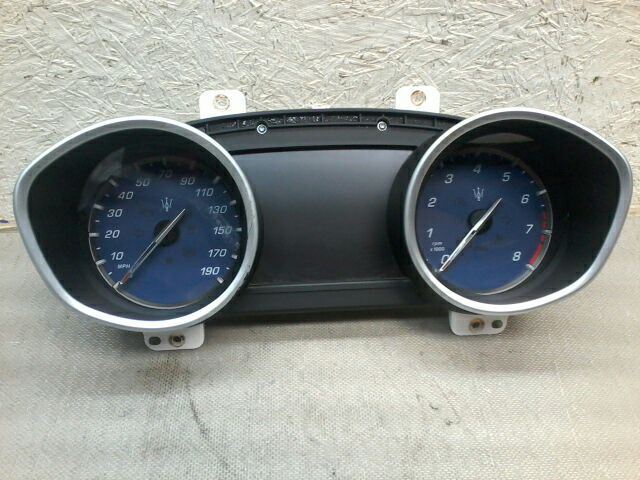 2014 2015 2016 2017 2018 Maserati Ghibli Speedometer Cluster ID 670106150