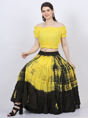 Lote al por mayor de falda de algodón para mujer de 25 yardas tie dye - Elige cantidad y color - Imagen 16 de 40