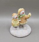 Christmas Village Accessories Snowman & Star Figurine Make a Wish