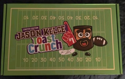 General Mills Jason Kelce Toast Crunch Breakfast Cereal Mega Size Ready To Ship