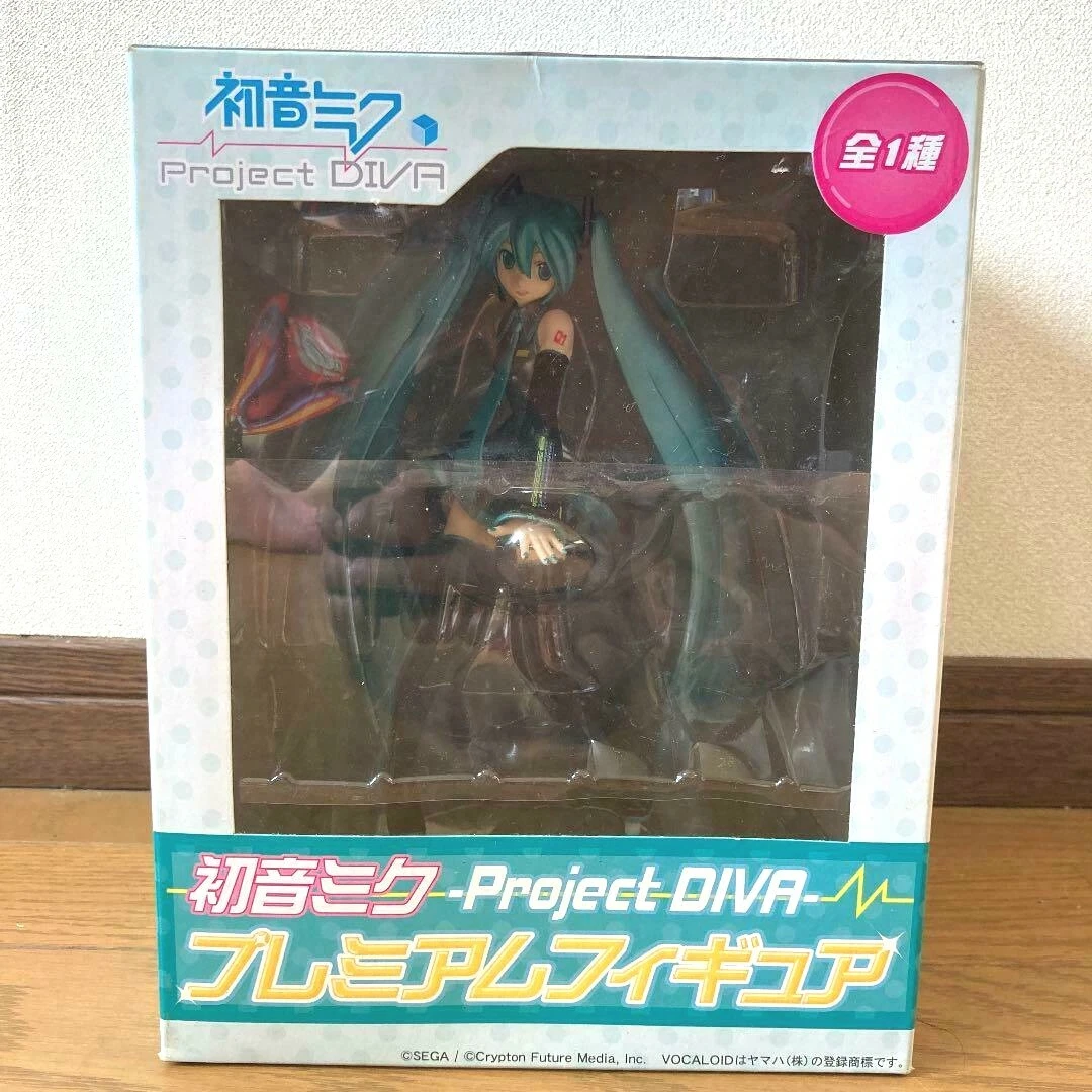 SEGA VOCALOID HATSUNE MIKU Project DIVA Premium Figure 2009 w/Box Super Rare F/S