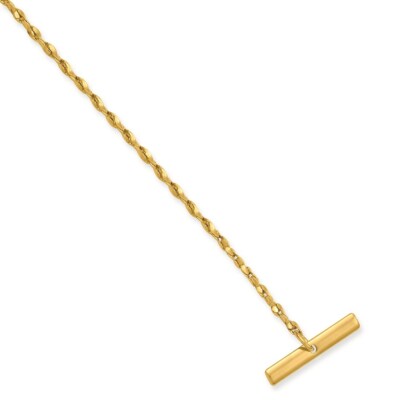 gold plated tie chain