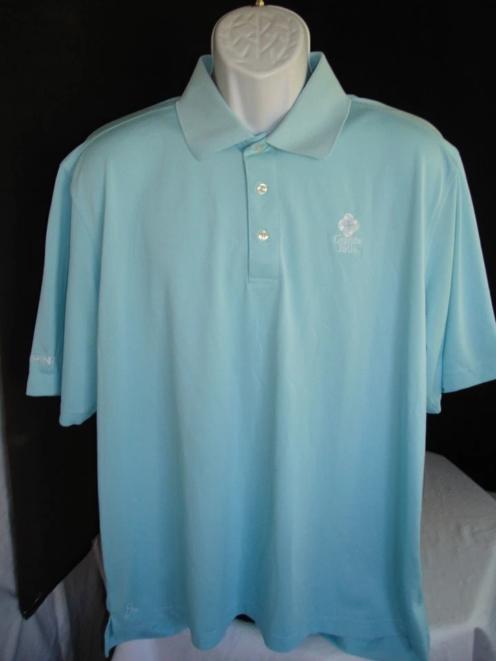 LOT 10 PING SENSOR COOL, DYNAMIC, PERFORMANCE, ECT POLY BLEND S/S POLO SHIRTS XL - Image 2 of 4