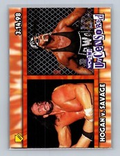 1999 Topps WCW NWO Stickers Hogan v. Savage S3