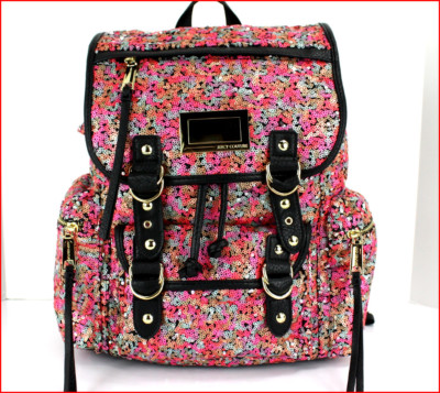 juicy couture sequin backpack