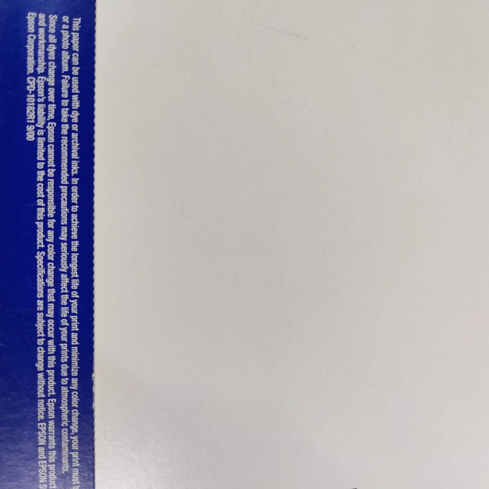 Older Epson Premium Luster Photo Paper Luster “E” 8.5”x 11” (37 Pages Left) - Image 3 of 4