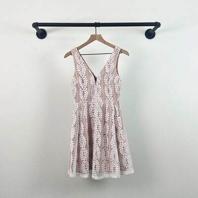 sea medina velvet & lace mini dress Velvet Secret Lace-Up Mini Dress main image 0