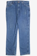Vintage X-Large Wrangler Blue Denim Jeans Relaxed Fit Straight Leg