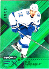 ALEX BARRE-BOULET RC 21-22 SYNERGY GREEN ROOKIE FX 78/199 CARD # FXR-AB 2021-22