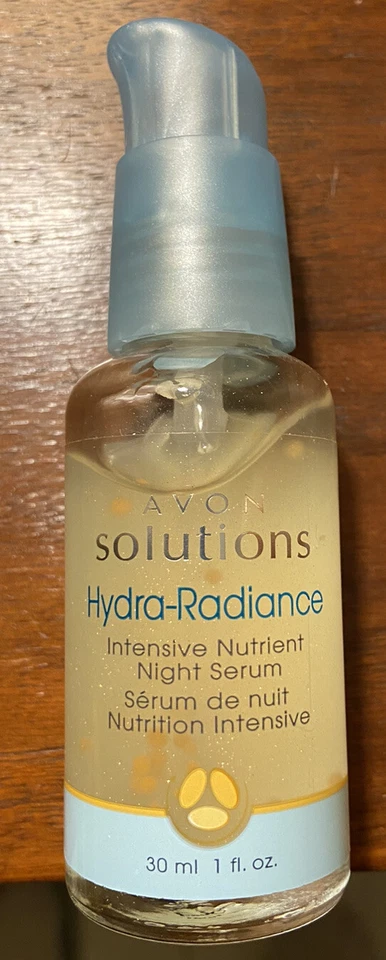 NOS Avon Solutions Hydra-Radiance Suero Intensivo Nutriente Noche 1 oz. Envío rápido Foto 4 de 4