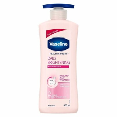 Vaseline Lightening Healthy Uv Lotion Bright Body 400ml White Glutaglow - NIB**