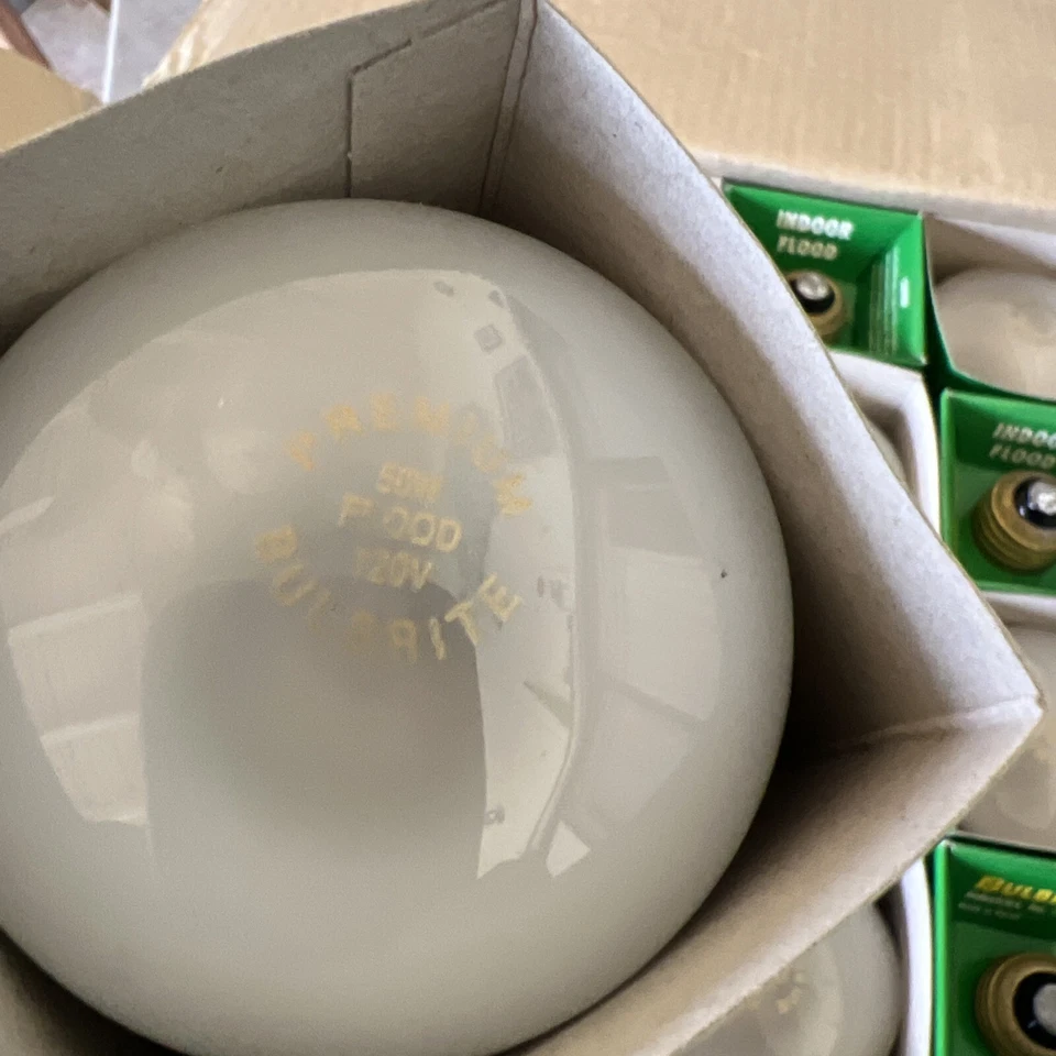 4 Bulbrite 50R20FL2 reflector lamps 50W 120V medium base Indoor flood light bulb - Image 4 of 4