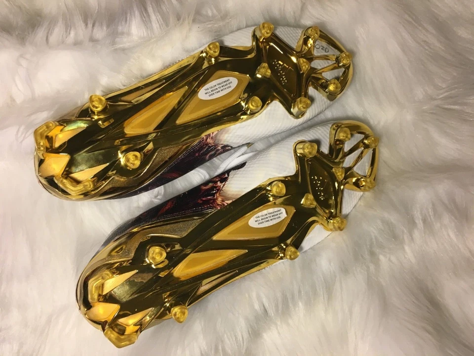 ADIDAS ADIZERO 5 ESTRELLAS SIN JAULA PIRATA TACOS DE FÚTBOL ZAPATOS PARA HOMBRE D70179 RARO TALLA 16 Foto 4 de 4