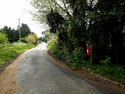 Foto 12x8 Lodge Farm Lane & The Bridge George V Postkasten Beccles Look t c2014