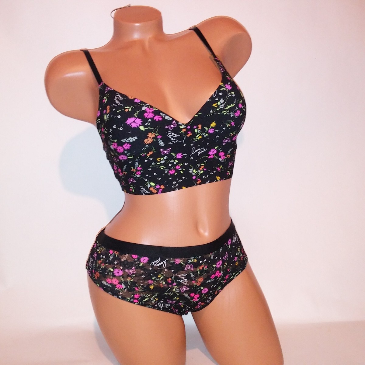 【３２Ｃ／ＸＳ】ブラ＆ソング Victoria's Secret HG Victoria Secret PINK Bra Set XS Bralette Small Panty Push Up