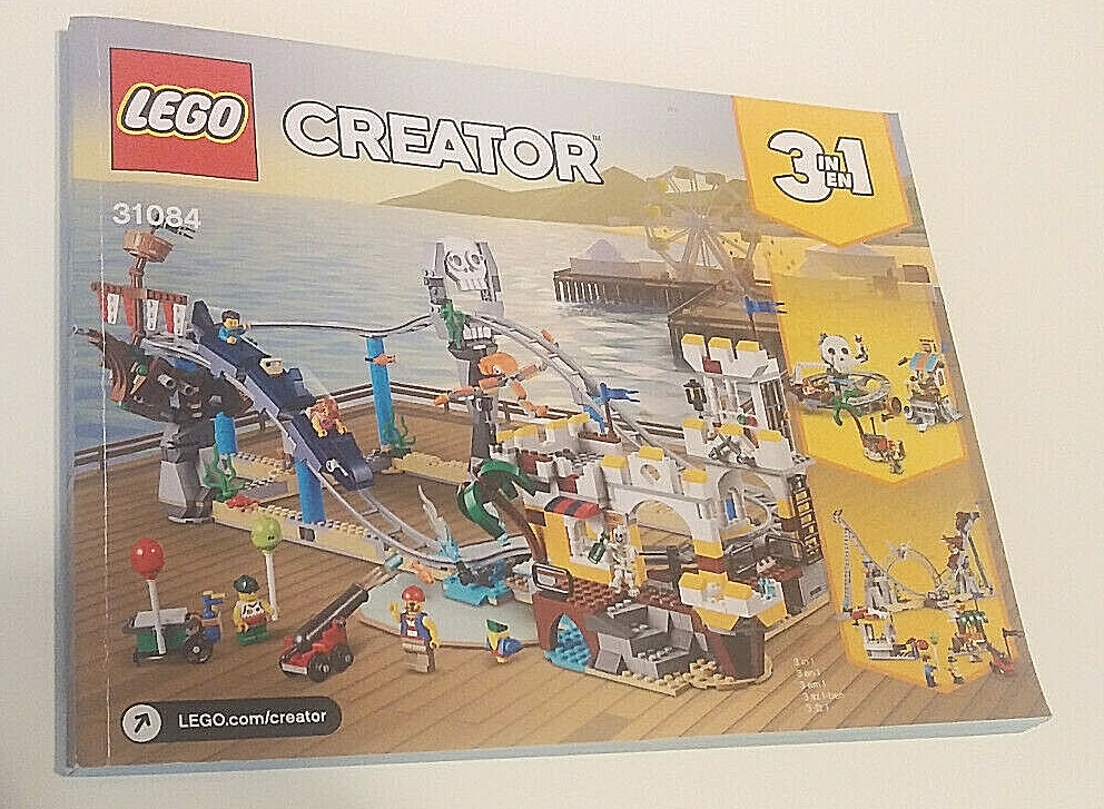 lego creator 3in1 pirate roller coaster 31084