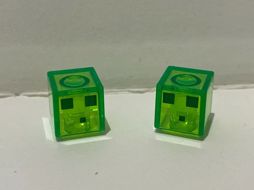 2 x LEGO MINECRAFT SCHLEIMWÜRFEL AUS SET 21137