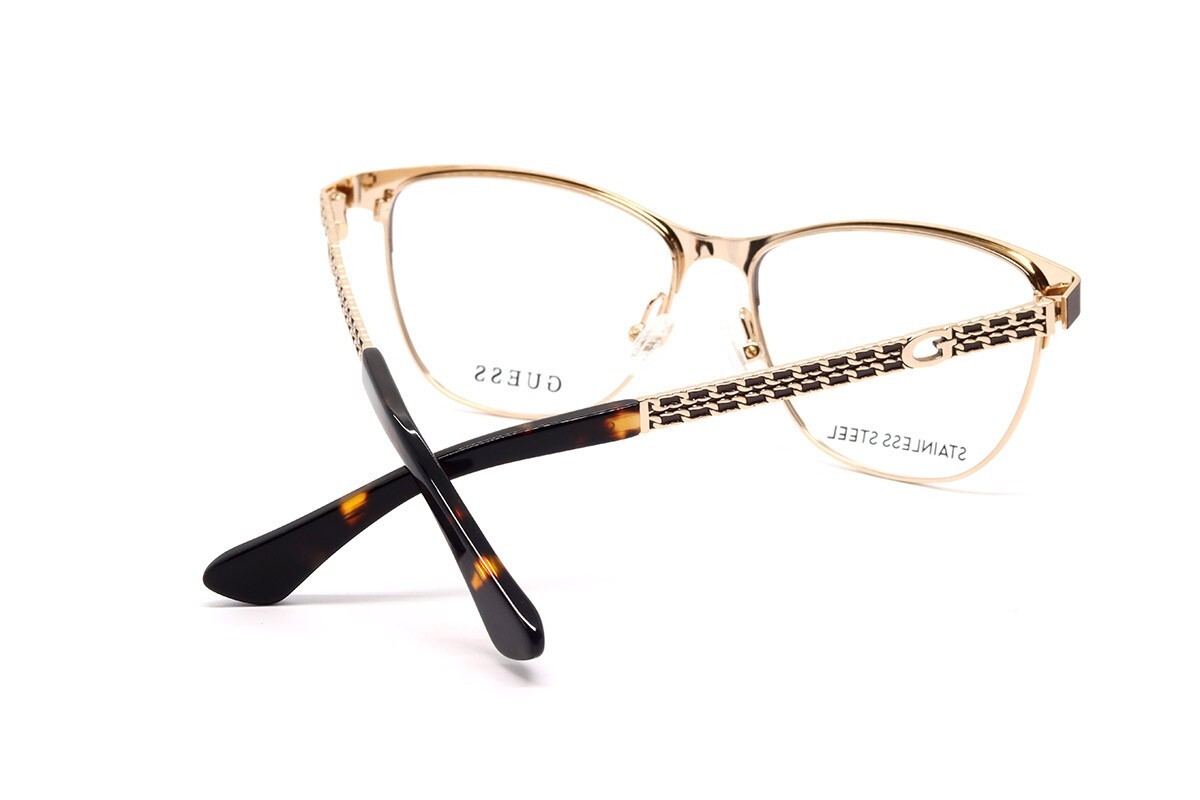 GUESS GU2883 049 Brown Metal Optical Eyeglasses Frame 49-14  display picture 3