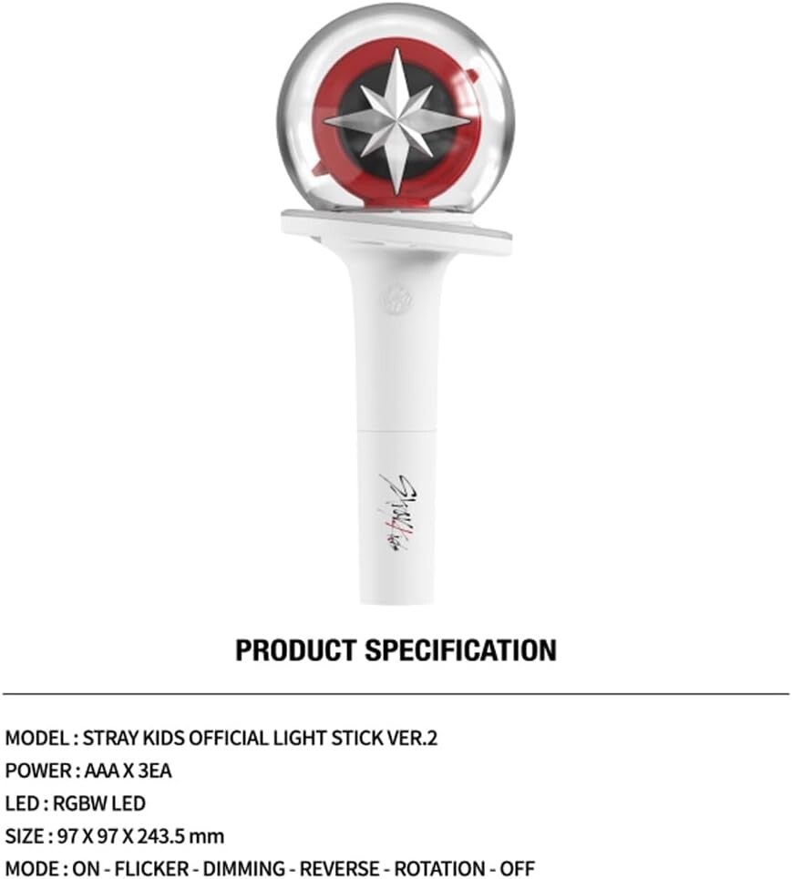 Stray Kids Official Light Stick Ver 2 with OLED Skin