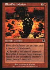 Apocalypse #57 Bloodfire Infusion tcg Magic_the_gathering
