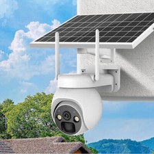 5MP Wireless Solar Powered Security Camera Outdoor Home PIR CCTV Voice Infrared