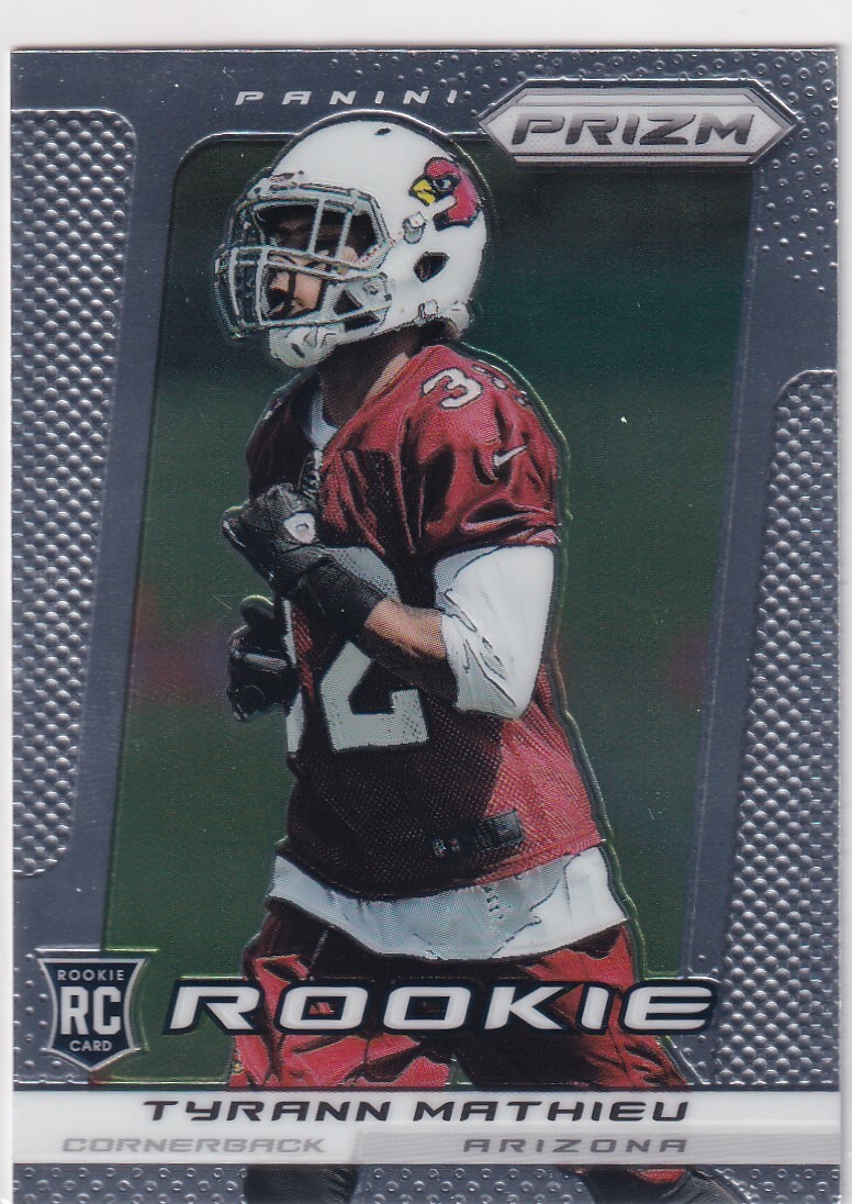 2013 PANINI PRIZM RC TYRANN MATHIEU CHIEFS CARDINALS ROOKIE (DTL)17