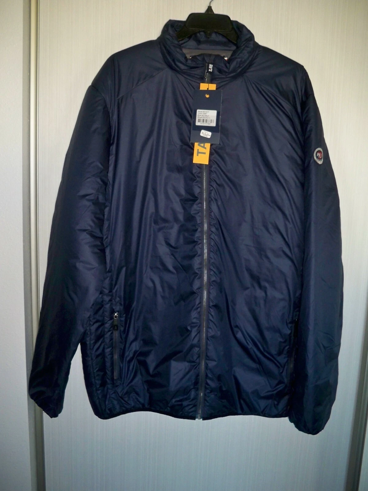NWT NORTH 56°4 Men's Sz 2XLTall Lightweight Parka Storm (blue)