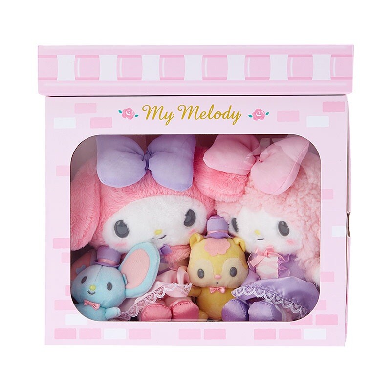 Sanrio Official My Melody Piano Flat Squirrel Plush Toy