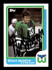 1986-87 Topps #58 Dana Murzyn HAND SIGNED AUTO