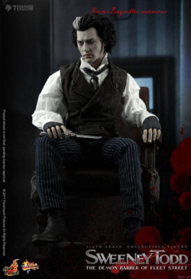 Hot Toys 1/6 Mms149 Sweeney Todd: The Demon Barber Of Fleet Street
