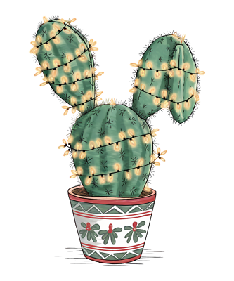 XXL 18X18 Car Sticker Christmas Cactus Decal Weatherproof Vinyl Sticker |  eBay