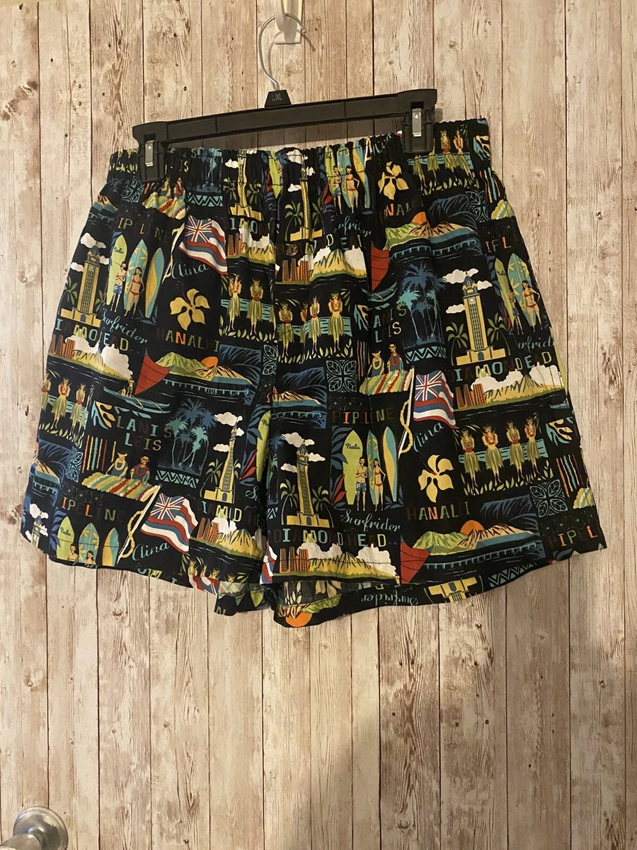 Hawaiian print boxer best sale shorts
