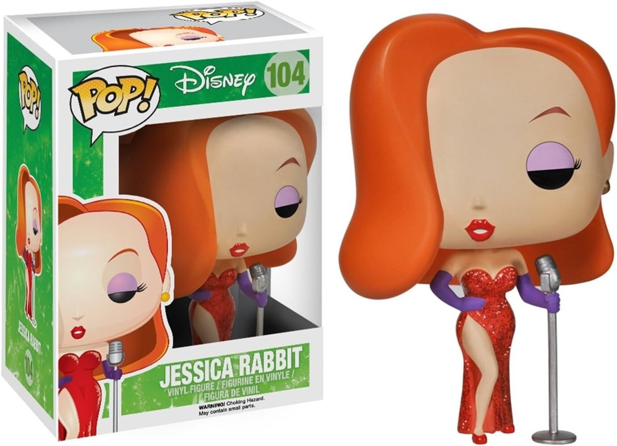 Disney Pop! Who Framed Roger Rabbit Jessica Rabbit Vinyl Figure
