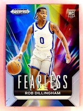 2024 Panini Prizm Draft Picks Basketball Fearless Rob Dillingham #7 Kentucky