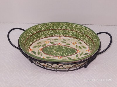 Temp-tations by Tara Serving Dish With Wire  Basket