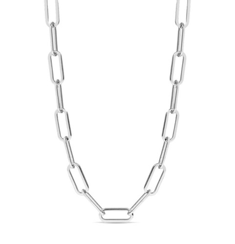 Collar de cadena con clip de acero inoxidable con cable de acero inoxidable collar de 6 mm - Imagen 3 de 10