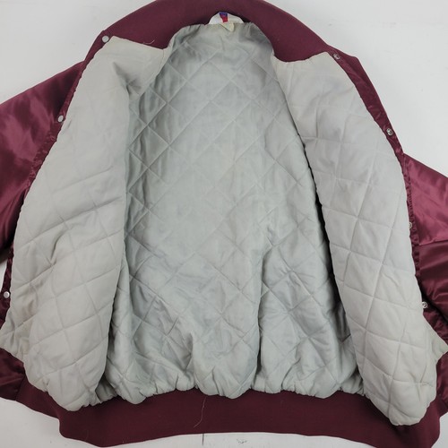 Chaqueta de satén Oldsmobile Club of America Southern California XL EE. UU. Borgoña de colección - Imagen 7 de 14