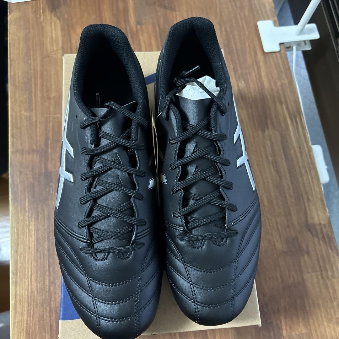 ASICS Soccer Cleats DS LIGHT CLUB WIDE Black/Pure Silver