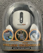 New Wireless Headphones with FM Scan Radio Innovage 2006 Sealed