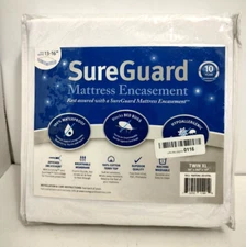 Twin XL Deep 13"-16" SureGuard Mattress Encasement Zippered 39"x80"x13"