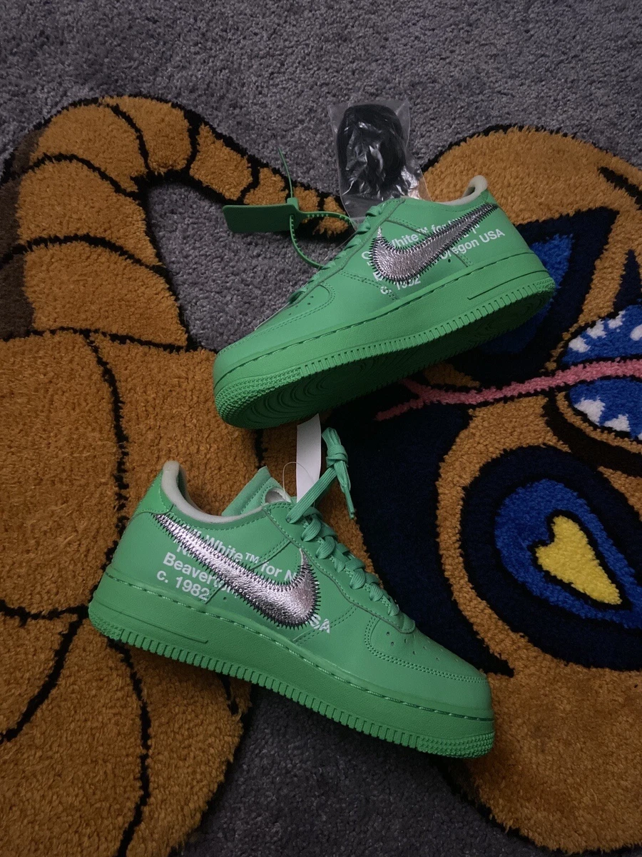 Nike Air Force 1 Low Off white Brooklyn (Light Green Spark) size 6.5