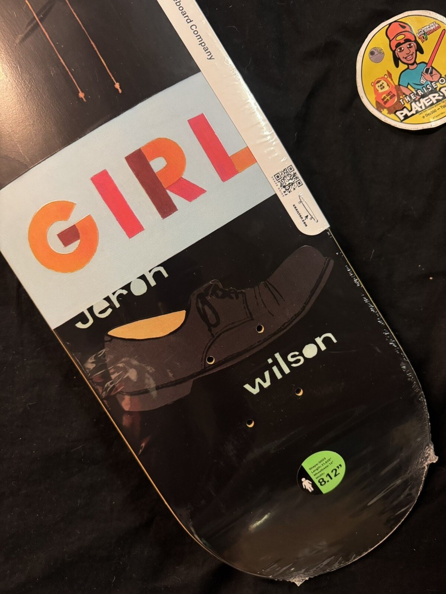 RARE SIGNED Jeron Wilson Evan Hecox Portrait GIRL Skateboard Deck