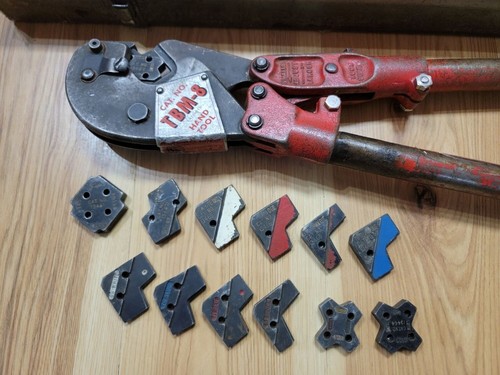 Thomas & Betts TMB8 Compression Crimpers w/Dies - Picture 2 of 3